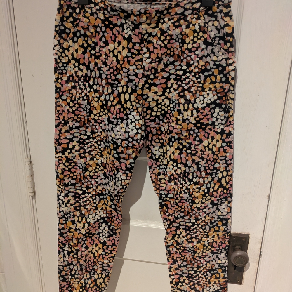 Women's Pull On Pant - Black, Pink, Gold, White